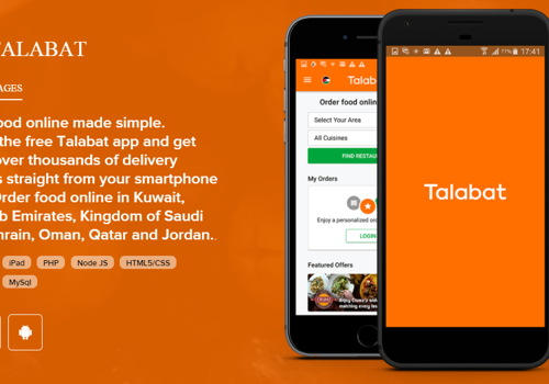 Mobile App Development Package Example: Talabat: Food Delivery
