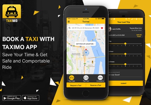 Mobile App Development Package Example: On-Demand Taxi Booking App