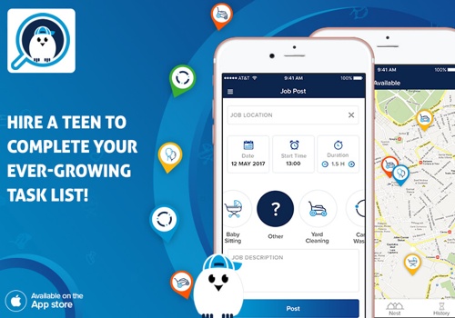 Mobile App Development Package Example: Job Finder App for Teenagers Seeking Flexible Jobs
