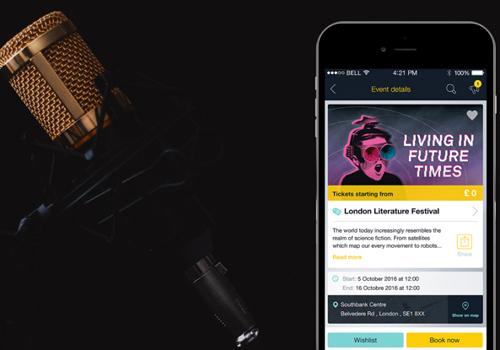UX/UI Design Package Example: Mobile Event App UX