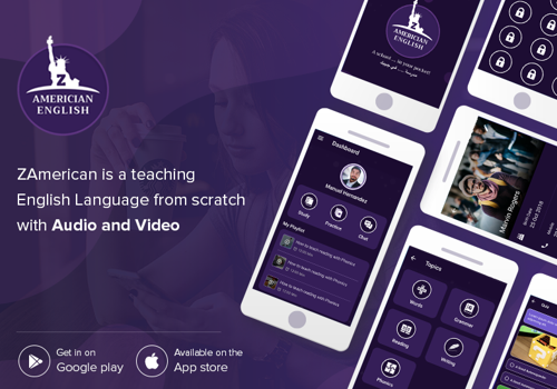 Mobile App Development Package Example: English Learning App for Native Arabians