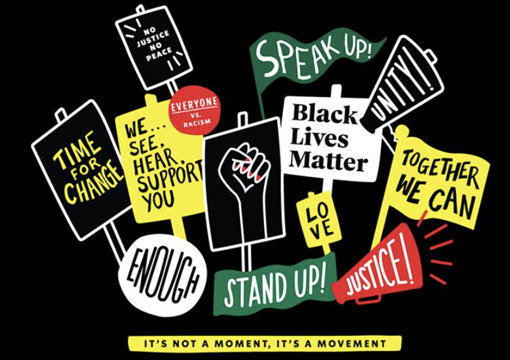 starbucks coffee chain posted content supporting BLM