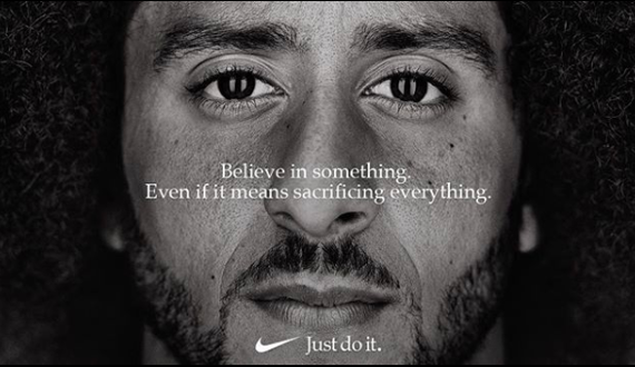 Former NFL Quarterback Colin Kaepernick was the narrator in Nike's 2018 