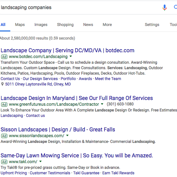 Text Search Ad