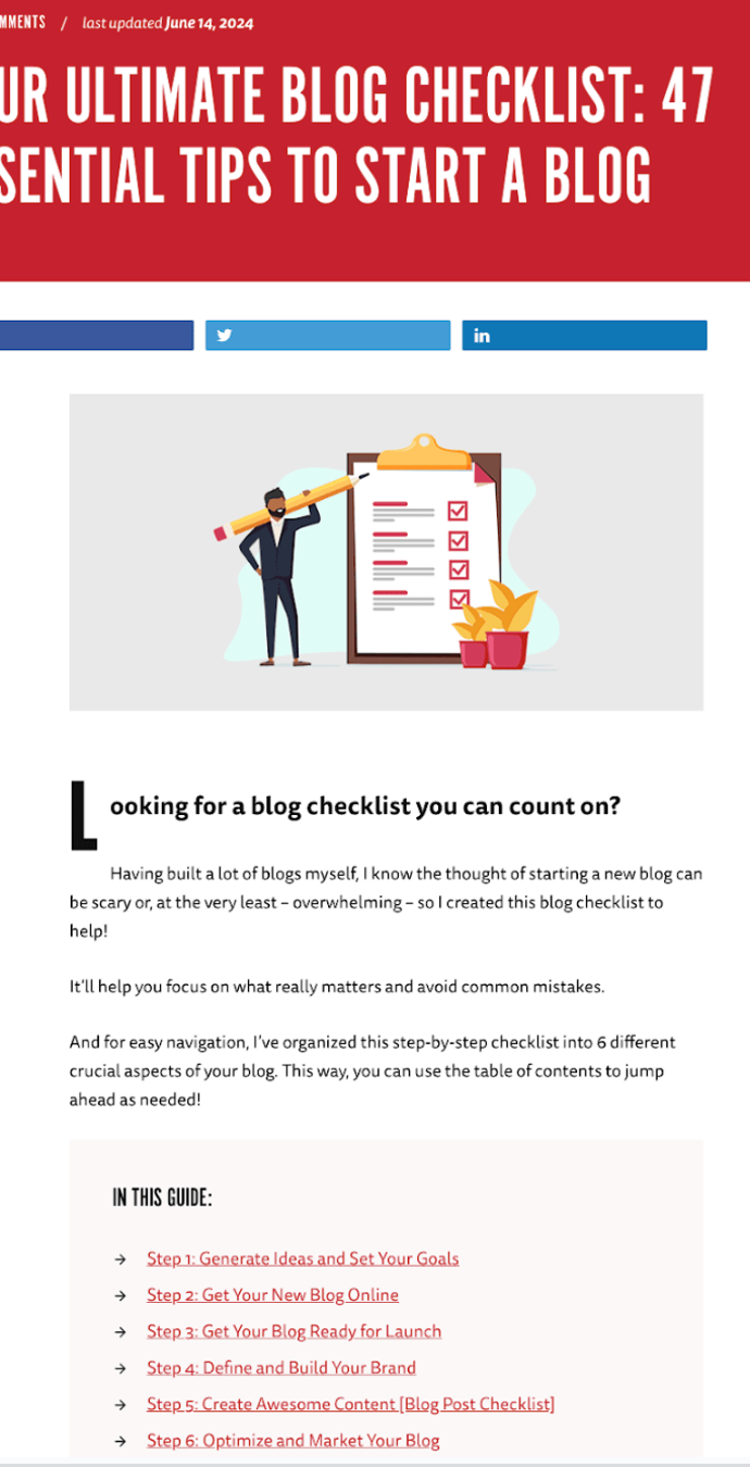 checklists