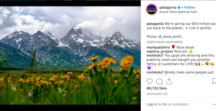 Patagonia Support Social Causes