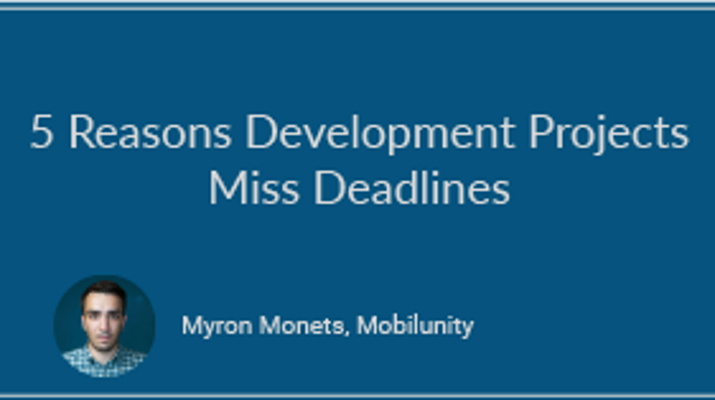 5 Reasons Projects Miss Deadlines