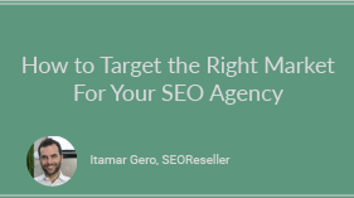 How to Target the Right Market for Your SEO Agency