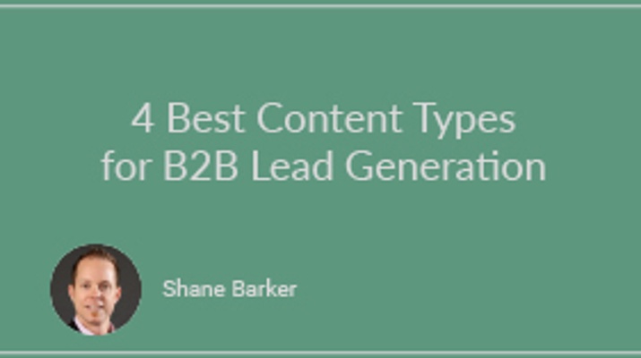 4 Best Content Types for B2B Lead Generation