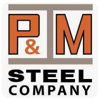 P & M Steel Company Logo