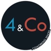 4 & Co Coworking Spaces Logo