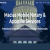 Macias Mobile Notary Logo