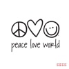 Peace Love World Logo