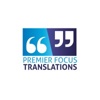 Premier Focus Translations Logo