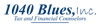 1040 Blues, Inc. Logo