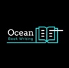 Ocean Book Writing Logo
