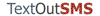 Text Out SMS Logo