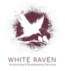 White Raven Accounting & Bookkeeping Logo