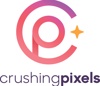 Crushing Pixels Brand and Web Design Logo