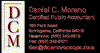 Daniel C. Moreno, CPA Logo