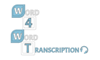 Word 4 Word Transcription Logo