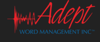 Adept Word Management Logo