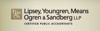 Lipsey, Youngren, Means, Ogren & Sandberg, LLP Logo