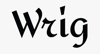 Wrig Productions Logo