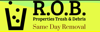 ROB Properties Trash and Debris Removal Logo