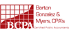 Barton, Gonzalez & Myers, CPA's Logo