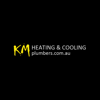 KM Heating and Cooling Plumbers Logo