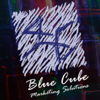 BLUE CUBE MARKETING SOLUTIONS Logo