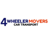 4 Wheeler Movers Car Transport Logo