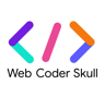 Web Coder Skull Logo