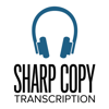 Sharp Copy Transcription Logo