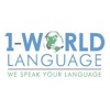 1-WORLD LANGUAGE Logo