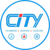 City Plumbing Heating Air & Drain Cleaning Rooter Logo