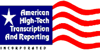 American High-Tech Transcription Logo