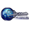 Key World USA Locksmith Logo