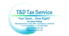 T&D Tax Service Logo