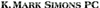 K. Mark Simons PC Logo