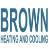 Brown Heating and Cooling Logo