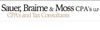 Sauer, Braime & Moss CPA’s LLP Logo