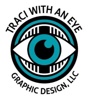 Traci with an Eye Graphic Design Logo