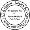 Notary Services of Pompano Beach 24/7 & Mobile Logo