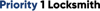 Priority 1 Locksmith Logo