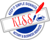 K.I.S.S. Notary & Business Services Logo