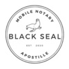 Black Seal Mobile Notary Logo