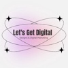 Let's Get Digital Designs and Digital Marketing Logo