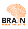 Brain Marketing Digital Logo